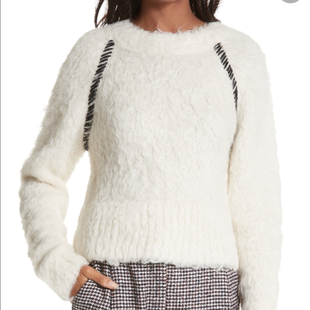 Rachel Comey white alpaca sweater